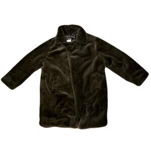 Forever 21 Men’s Fur Brown Coat Size XL